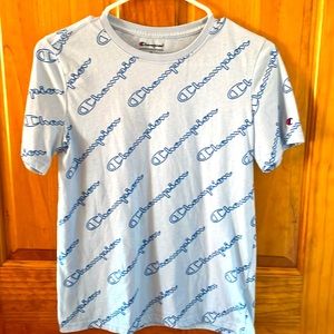 Boys blue Champion tshirt. Size XL (fits approx 12/14)